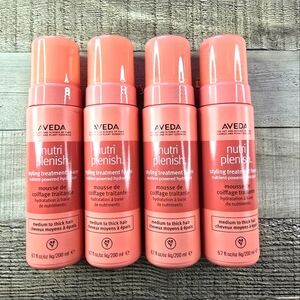 4 Aveda Nutriplenish Styling Treatment Foam 6.7oz Full Size New